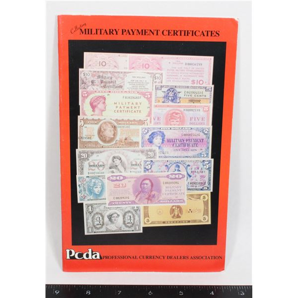 COLLECTING MILITARY PAYMENT CERTIFICATES BOOK