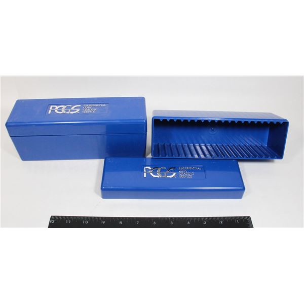 2 OFFICIAL PCGS STORAGE BOXES