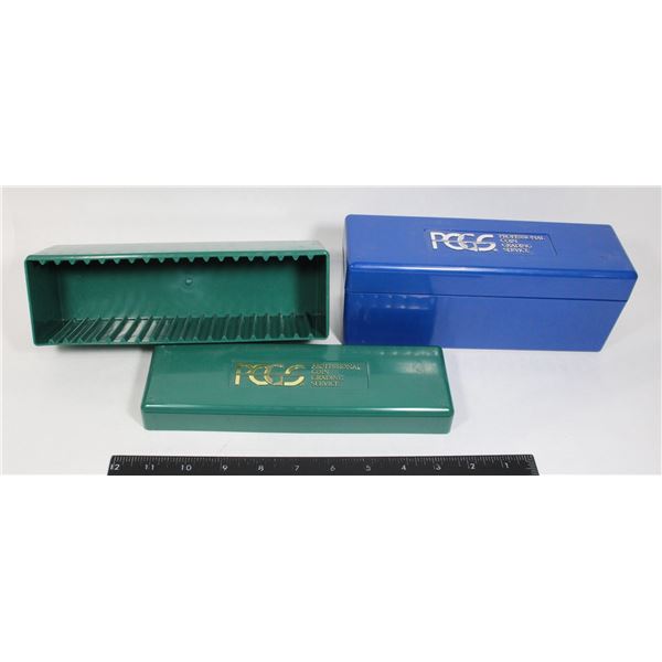 2 OFFICIAL PCGS STORAGE BOXES