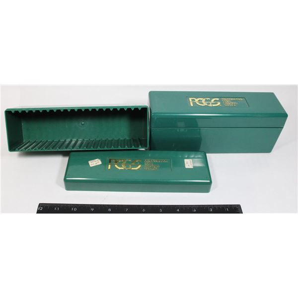 2 OFFICIAL PCGS STORAGE BOXES