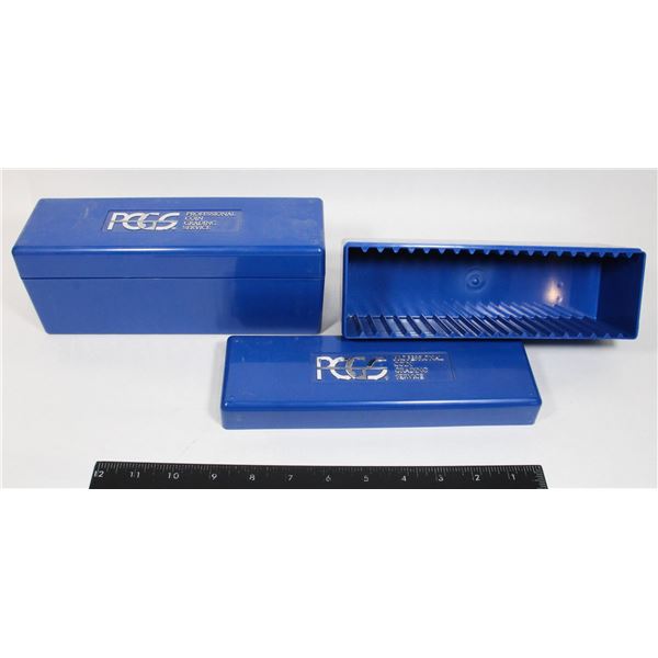2 OFFICIAL PCGS STORAGE BOXES