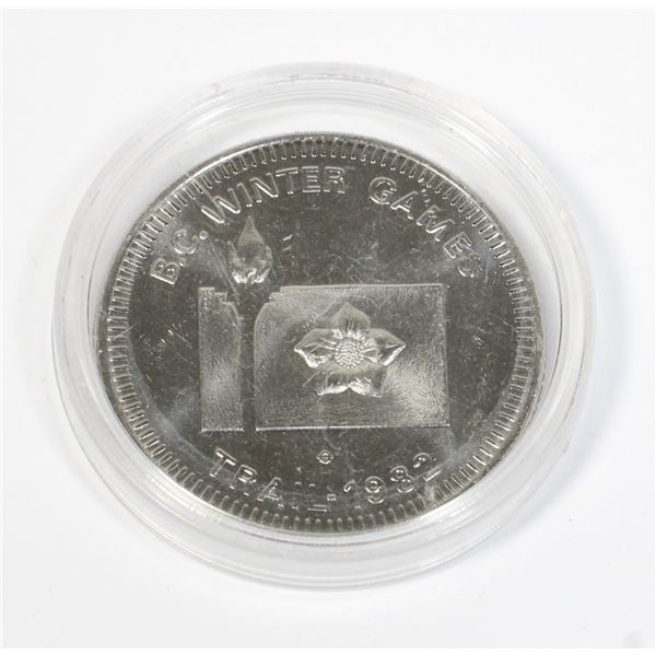 1982 TRAIL, BC, WINTER GAMES, COIN