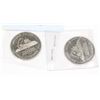 Image 1 : 1 SET 2 - 1977 PEI SOUVENIR DOLLAR.
