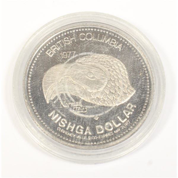 1977 NISHGA DOLLAR.