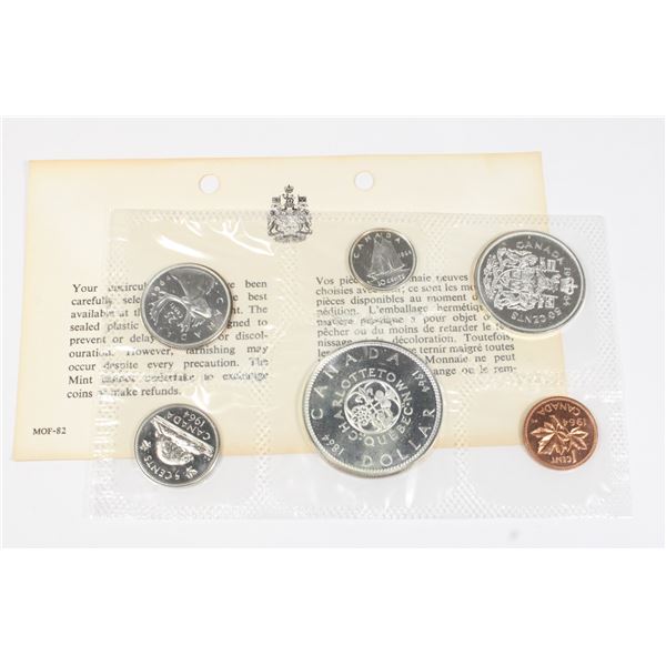 ROYAL CANADIAN MINT UNCIRCULATED COINS INCL. 1964