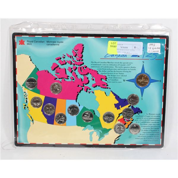 1992 COMMEMORATIVE 125TH ANNIVERSARY COIN SET