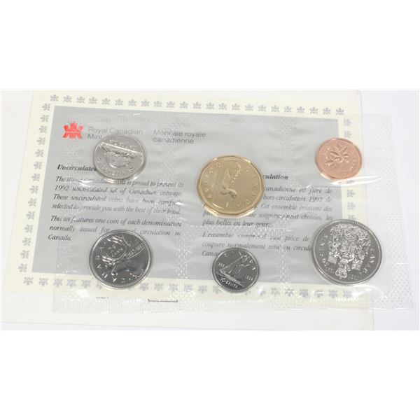 1992 CANADIAN UNCIRCULATED COIN SET