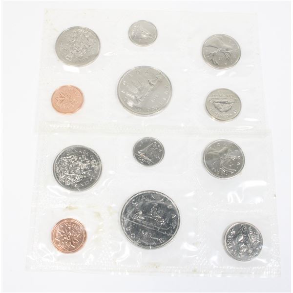2 1982 CANADA UNCIRCULATED MINT SETS