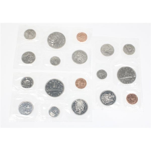 3 1984 CANADA UNCIRCULATED MINT SETS