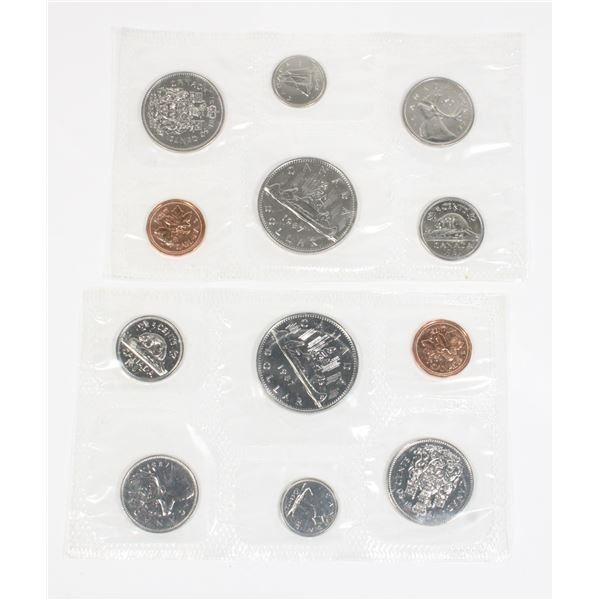 2 1987 CANADA UNCIRCULATED MINT SETS