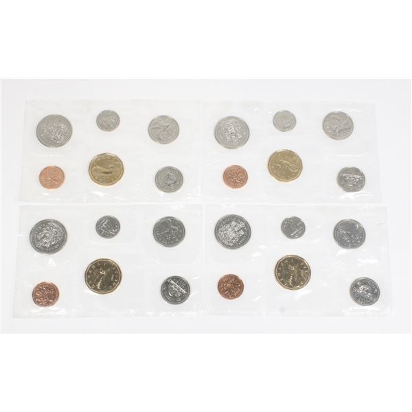 4 1993 CANADA UNCIRCULATED MINT SETS