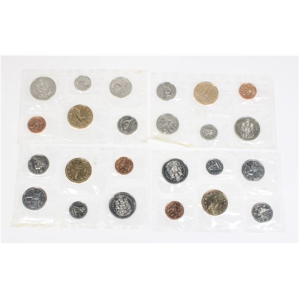 4 1995 CANADA UNCIRCULATED MINT SETS