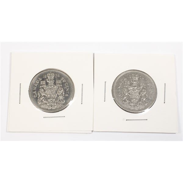 2 1976 CANADA 50 CENTS