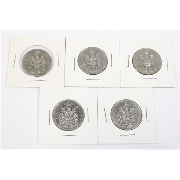 5 1981 CANADA 50 CENTS