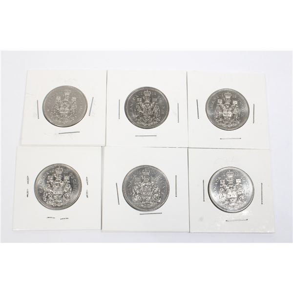 6 1982 CANADA 50 CENTS