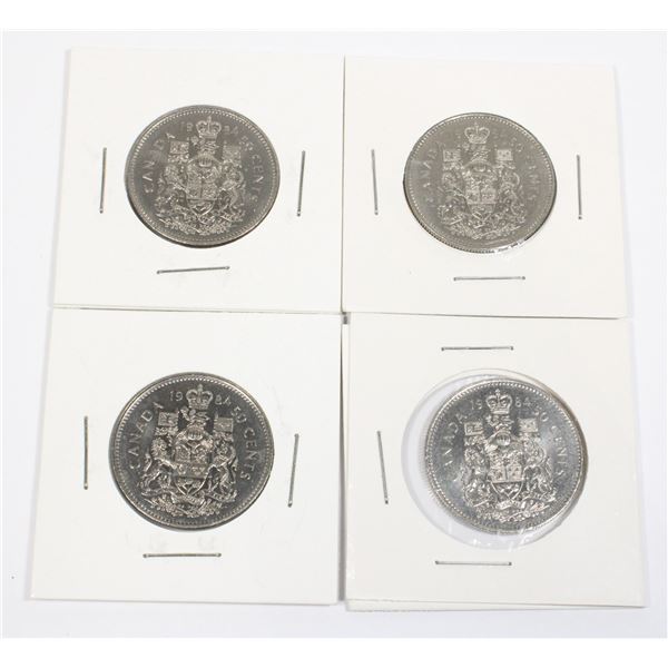 4 1984 CANADA 50 CENTS