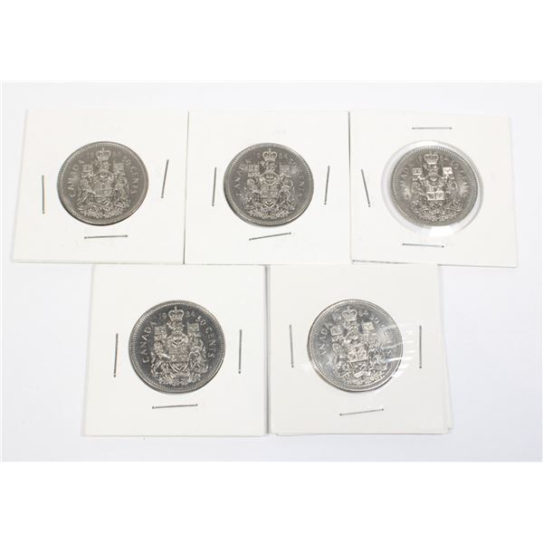 5 1984 CANADA 50 CENTS