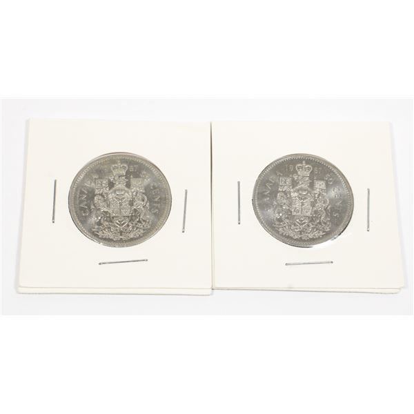 2 1987 CANADA 50 CENTS