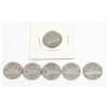 Image 1 : SIX 1939 CANADIAN 5 CENT COINS