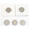 Image 2 : FIVE 1940 CANADIAN 5 CENT COINS