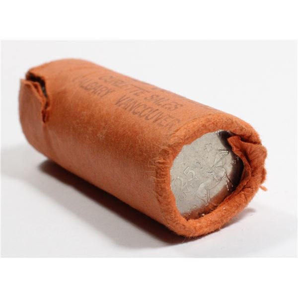 ROLL OF 1973 CANADIAN QUARTERS RCMP