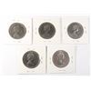 Image 2 : FIVE 1974 CANADIAN DOLLAR COINS