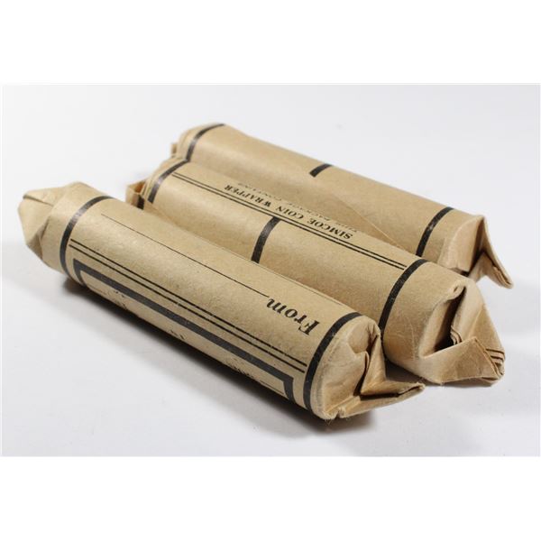 3 ROLLS OF CANADIAN PENNIES