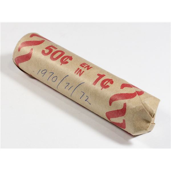 1970/71/72 CANADIAN ROLL OF PENNIES