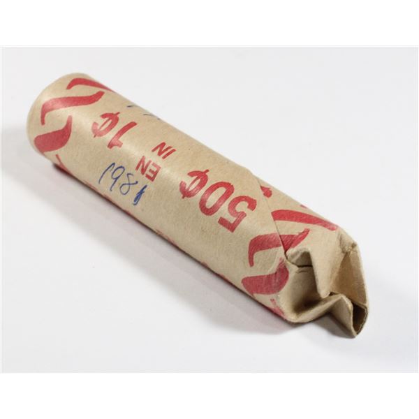 1981 CANADIAN ROLL OF PENNIES