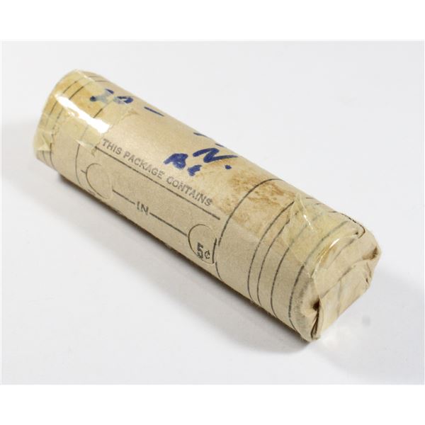 1951 CANADIAN ROLL 5 CENTS