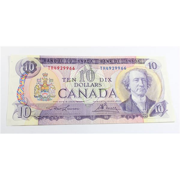 1971 CANADIAN $10 BANK NOTE