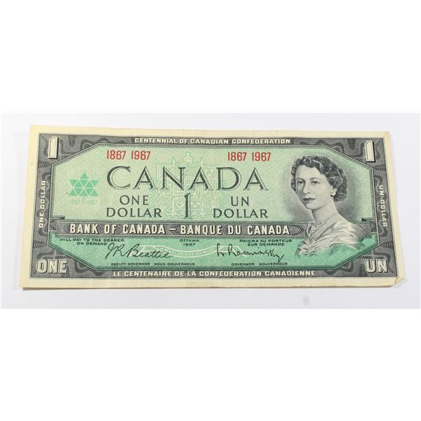1967 CANADIAN $1 BANK NOTE