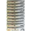 Image 3 : LARGE LOT OF SEQUENTIAL SERIES UNCIRCULATED 1973