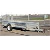 Image 1 : 2010 SINGLE AXLE 10' UTILITY TRAILER