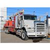 Image 1 : 2006 FREIGHTLINER FLD120 FLATBED CRANE TRUCK