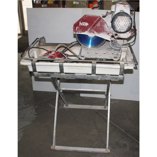 MK HEAVY DUTY WET TILE SAW WITH STAND