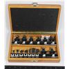 Image 1 : MASTERCRAFT ROUTER BIT COMPLETE SET IN BOX