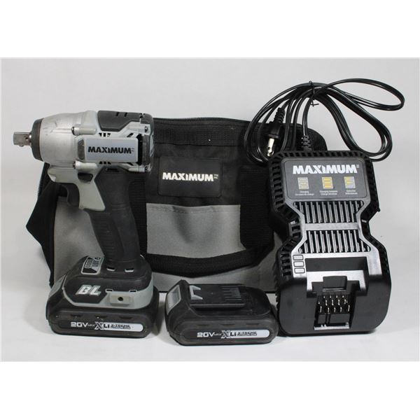 MASTERCRAFT MAXIMUM 20V BRUSHLESS IMPACT WRENCH