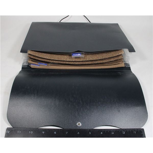 MASTERCRAFT FILE FOLDERS WITH ORGANIZED SANDPAPER