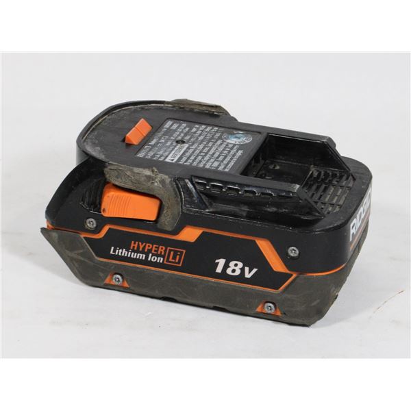 RIDGID 3.0A HIGH CAPACITY BATTERY