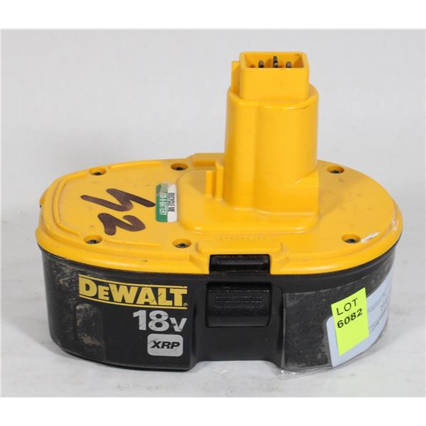DEWALT 18V XRP BATTERY
