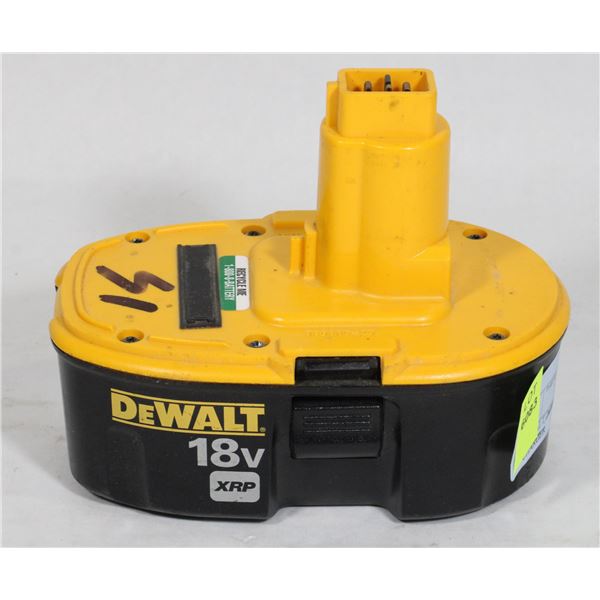 DEWALT 18V XRP BATTERY