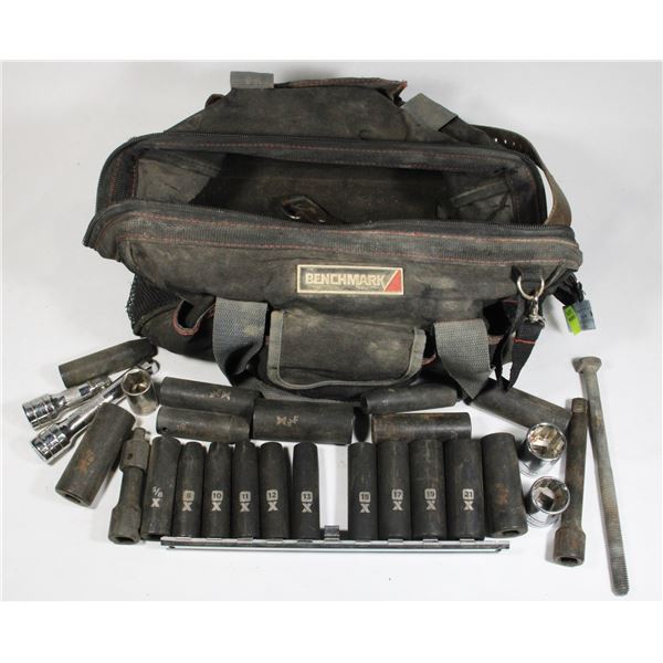 BENCHMARK HEAVY DUTY TOOL BAG WITH IMPACT