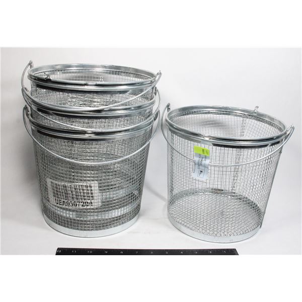 LOT OF PART WASHER PAILS