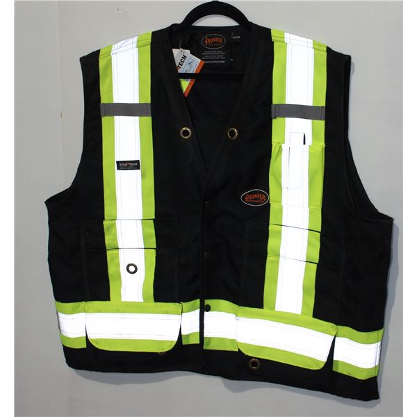 NEW PIONEER STAR TECH PPE REFLECTIVE VEST 2XL