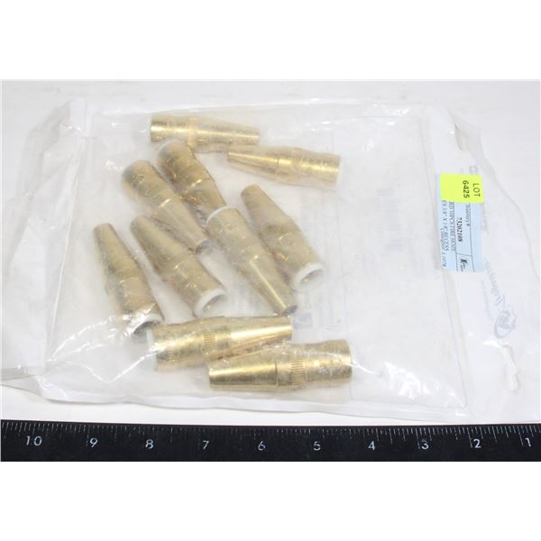 BERNARD 10PCS FIRE HOZE NOZZLES 3/8" X 1/8" RECESS