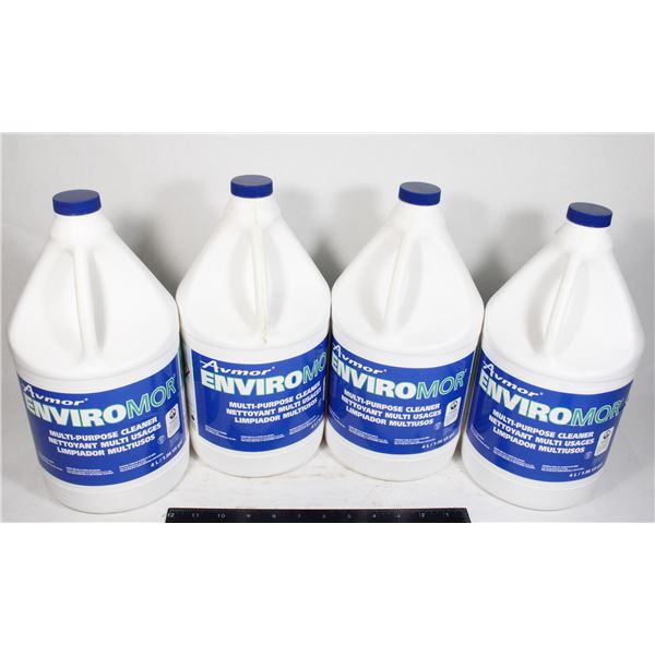 BOX OF 4 AVMOR ENVIROMORE MULTIPURPOSE CLEANER 4L