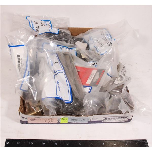 FLAT OF NEW IN PACKAGE BOLTS & FASTENERS (MIXED)