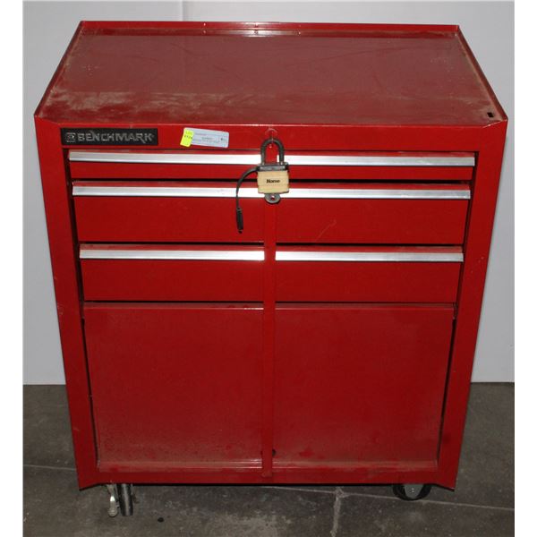 BENCHMARK 27" X 28" TOOL CABINET WITH WHEELS