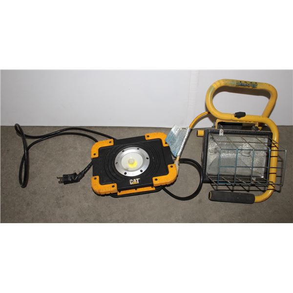 CAT WORK LIGHT WITH UNBRANDED WORK LIGHT